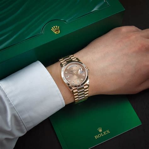 rolex day date gold tragen|rolex day date watch.